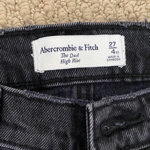Abercrombie & Fitch Dark Gray High Rise Jeans